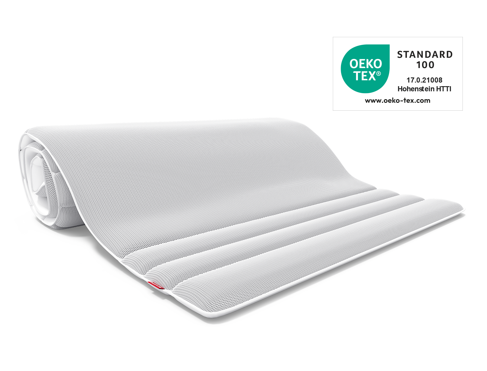 De BODYGUARD®-topper. Daarnaast het Oeko-Tex® Standard 100-keurmerk